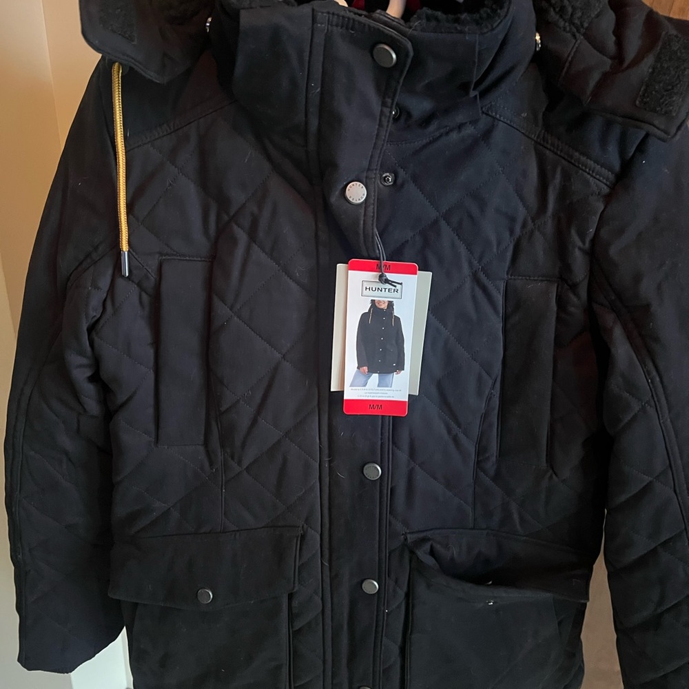 Hunter Black Quilted Jacket